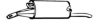 FONOS 615498 End Silencer
